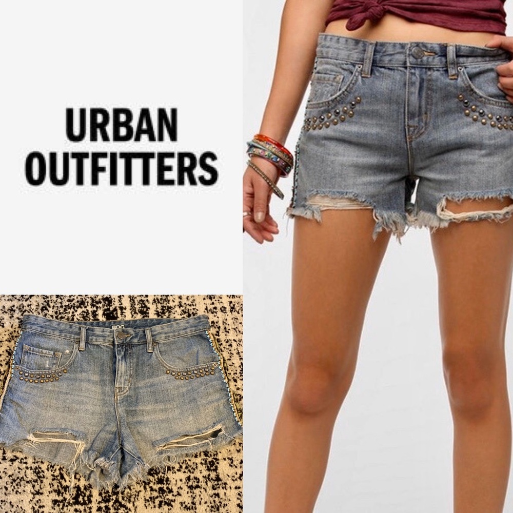 BDG Freja Mid Rise Vintage Fit Shorts from BDG